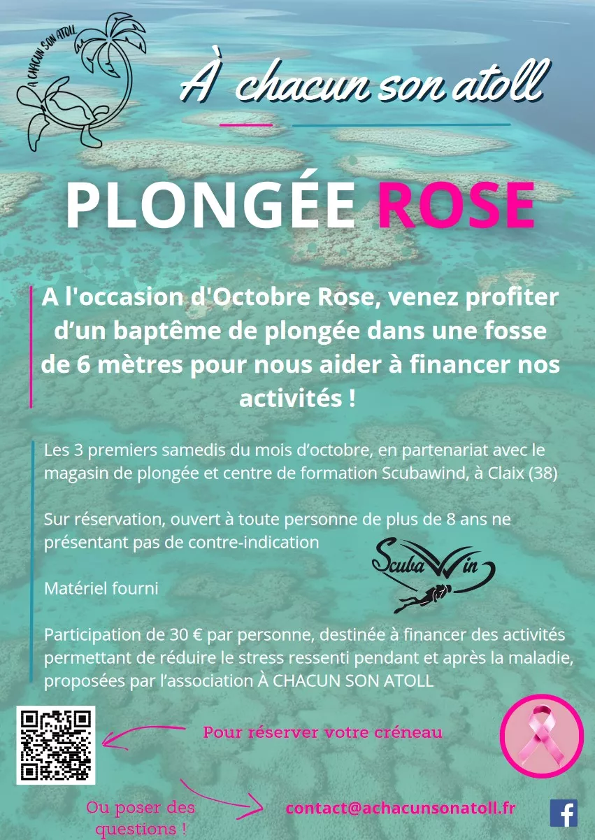 Flyer octobre rose à chacun son atoll